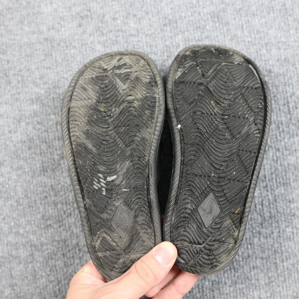Chaco Sandals Youth‎ Size 1 Black Rainbow Slide Adjustable Straps Slip On Kids